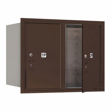 Mailbox 4C 23-1/2 H w/2 Parcel Lockers