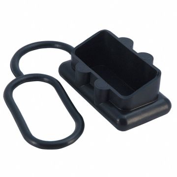 Battery Protective Cap Plug-In Black