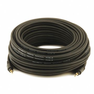 A/V Cable 3.5mm M/M cable Black 50ft