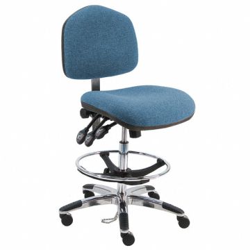 Task Chair Fabric Blue 21 to 31 Seat Ht
