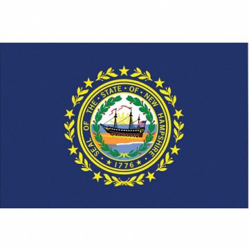 D3761 New Hampshire State Flag 3x5 Ft