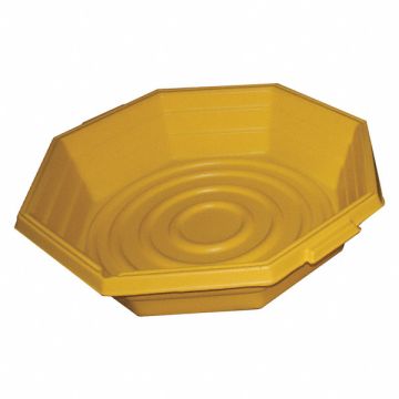 Spill Tray Yellow 20 gal. HDPE