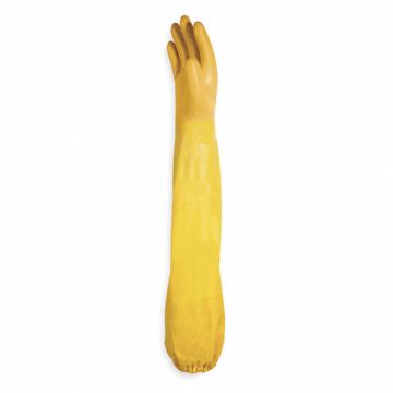 D0486 Chemical Resistant Gloves Yellow Sz 8 PR