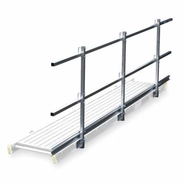 Guard Rail and Toe Board System 12 ft W