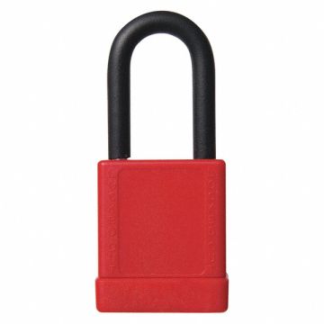 J5177 Lockout Padlock KD Red 2 H PK6