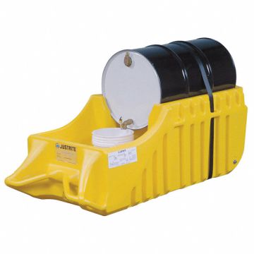 Outdoor Dispensing Dolly Yellow 66 Gal