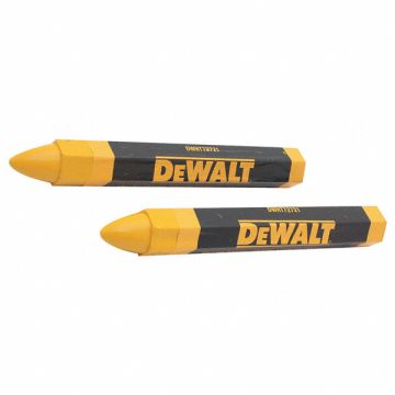 Lumber Crayon Yellow 1/2 Size PK2