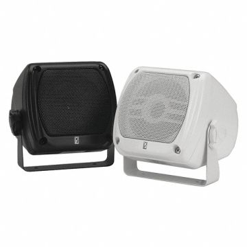 Outdoor Box Speakers White 4in.D 40W PR
