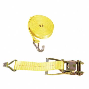 Ratcheting Cargo Strap With Rod Hook