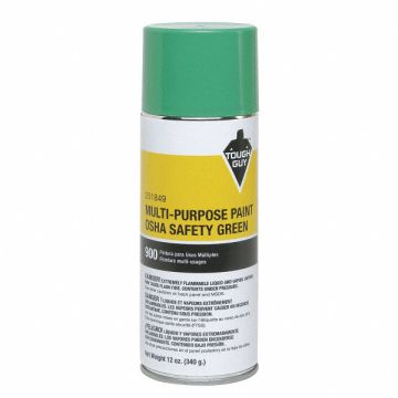 Spray Paint OSHA Safety Green 12 oz.