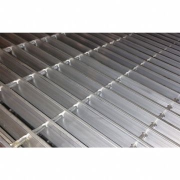 Bar Grating Aluminum 24 in Overall W
