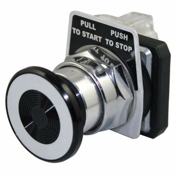 H7094 Non-Illuminated Push Button 30mm Black