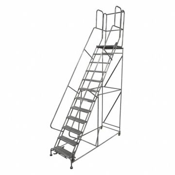 Rolling Ladder Hndrl Pltfm 120 In H