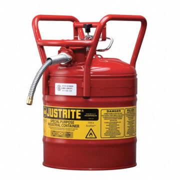 Type II DOT Safety Can Red 17-1/2 in H