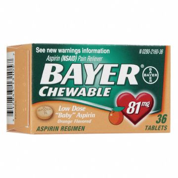 Bayer Pain Relief Chewable Tablet 81mg