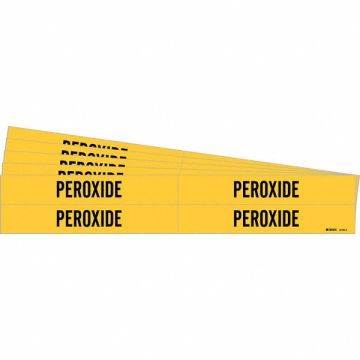 Pipe Marker Adhesive Black Peroxide PK5