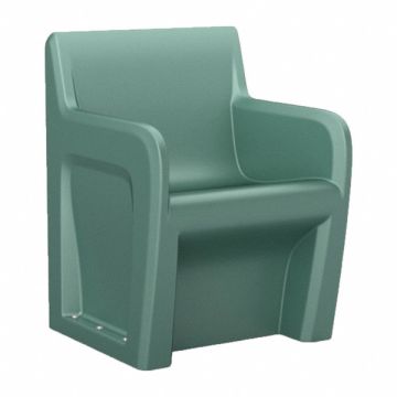 Sentinel Arm Chair Floor Mount Aqua