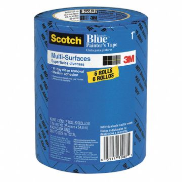 Painters Masking Tape 1 in Blue PK6