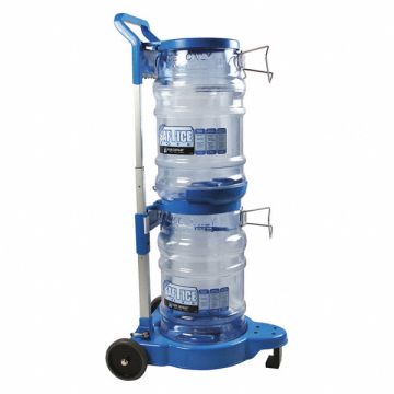 Ice Tote Transport Cart Blue 26-3/4 H