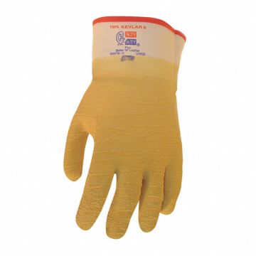 Coated Gloves Yellow 10 PR