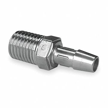 Male Connector 1/8 In Pipe Sz 316 L SS