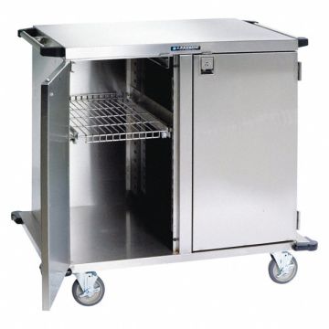 Case Cart Silver Cabinet Overall 39 H