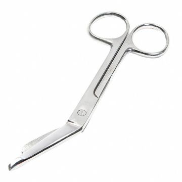 Medical Scissors Angled Blade End Silver