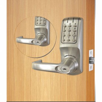Electronic Key Lock Lever Handle Type
