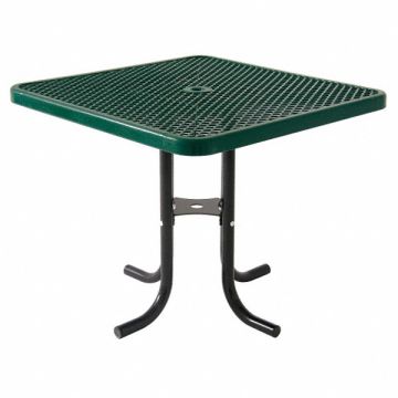 Picnic Table 36 W x36 D Green