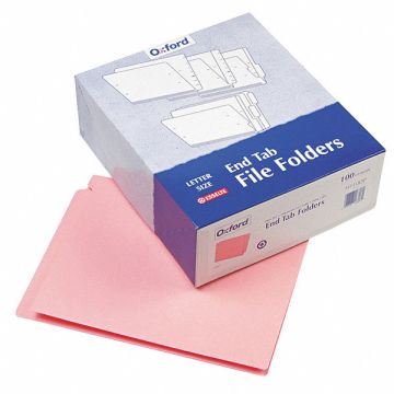 Letter File Folders Pink PK100