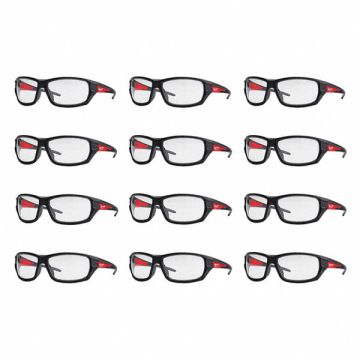 Safety Glasses 12 pk Clear Lens