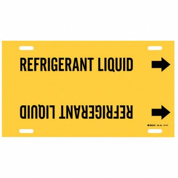 Pipe Mrkr Refrigrant Liquid 8in H 16in W