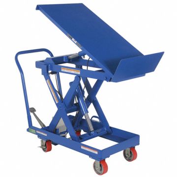 Scissor Lift Cart 500 lb. Steel Tilt