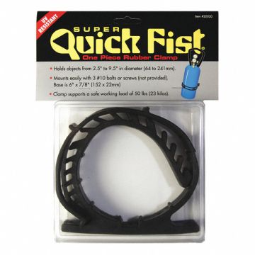 Quick Fist Rubber Clamp 2.5 to 9.5 In
