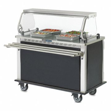 Delivery Cart SS 1 Hot/1Refrg Compartmnt