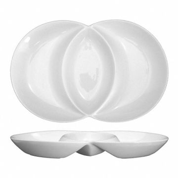 Unity Double Well Plate 7 Oz White PK24