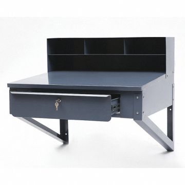 Shop Desk 34-1/2 x 30-1/2 x 30 In Gray