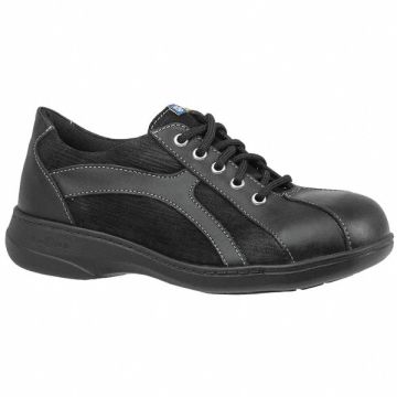 Oxford Shoe 9 E Black Steel PR