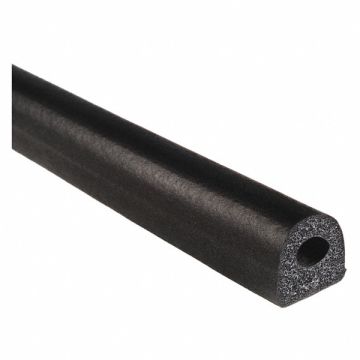 Rubber Seal D-Shaped Thick 25 ft L