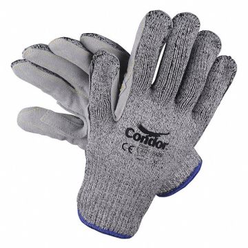 Leather Gloves Gray 2XL PR