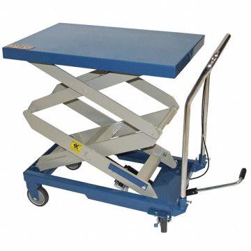 Scissor Lift Cart 14-7/64In H Steel
