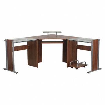 Office Desk Overall 95 W Silver Top