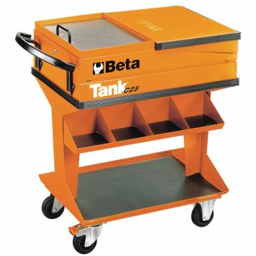 Orange Light Duty Tool Utility Cart