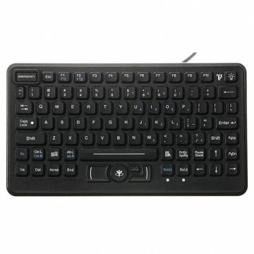 Keyboard Fully Sealed Rugged Black