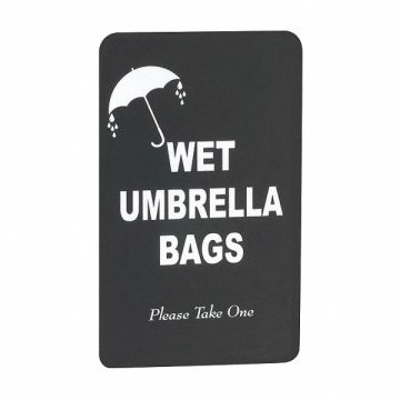Wet Umbrella Bag Sign