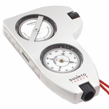 Clinometer Compass Silver
