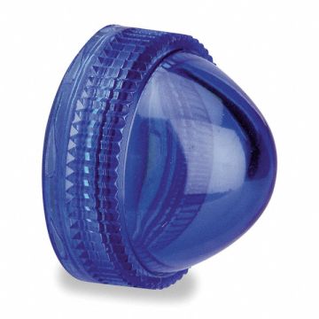 Pilot Light Lens 30mm Blue Plastic
