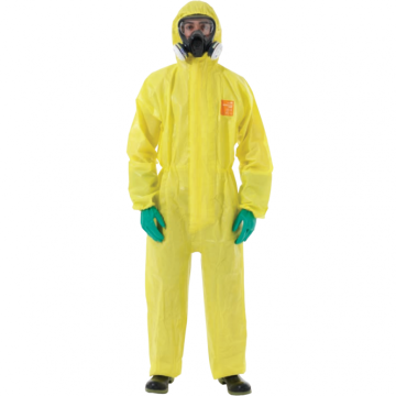 Coverall With Hood, Yellow, M
