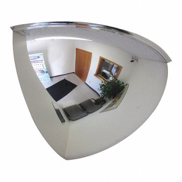 Qtr Dome Mirror 26In. Scratch Res Acryl
