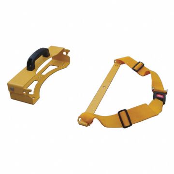 Wall Mounting Strap Yellow 2 H